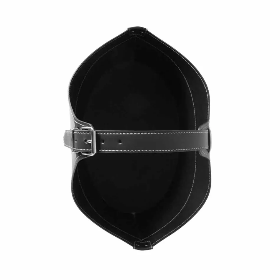 Portalegna von Interieur mit Rad in einem modernen recycelten Leder Fabia Viadurini