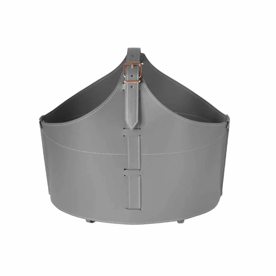 Portalegna von Interieur mit Rad in einem modernen recycelten Leder Fabia Viadurini