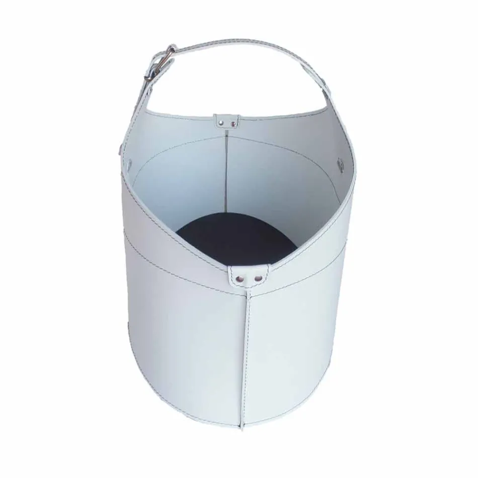 Portalegna von Interieur mit Rad in einem modernen recycelten Leder Fabia Viadurini