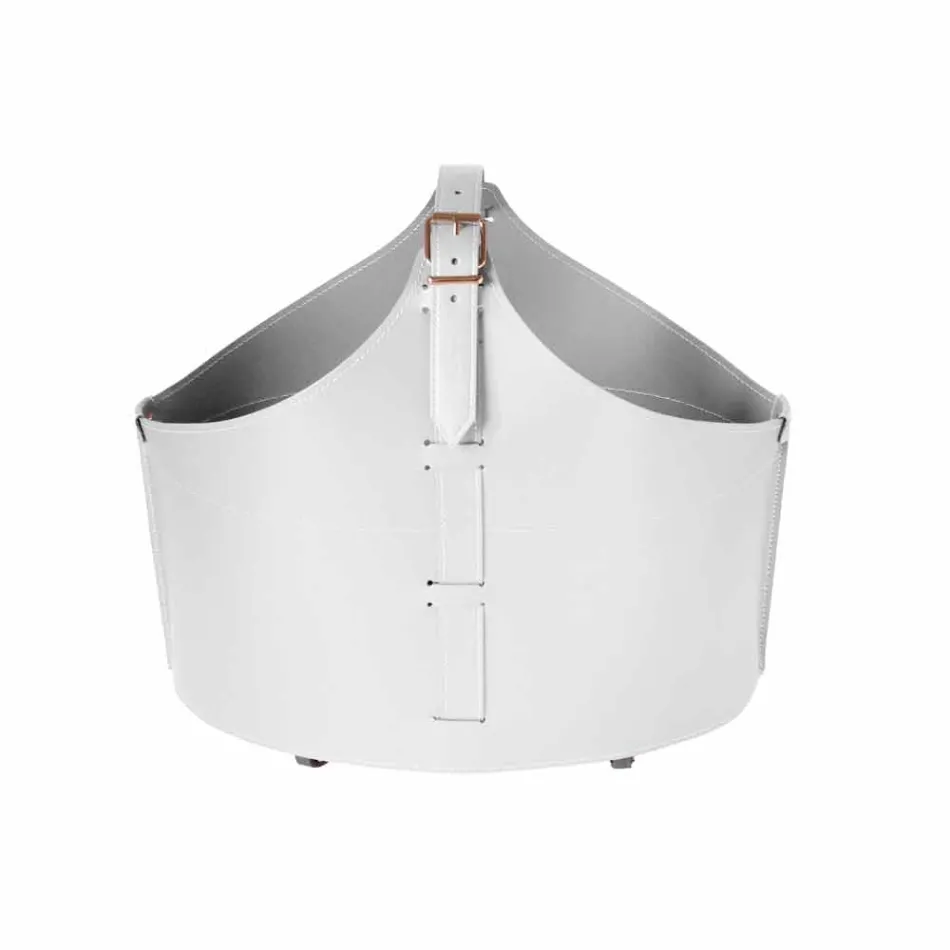 Portalegna von Interieur mit Rad in einem modernen recycelten Leder Fabia Viadurini