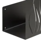 Brennholzhalter für den Innenbereich aus lackiertem Stahl Made in Italy - Ghino Viadurini