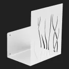 Brennholzhalter für den Innenbereich aus lackiertem Stahl Made in Italy - Ghino Viadurini