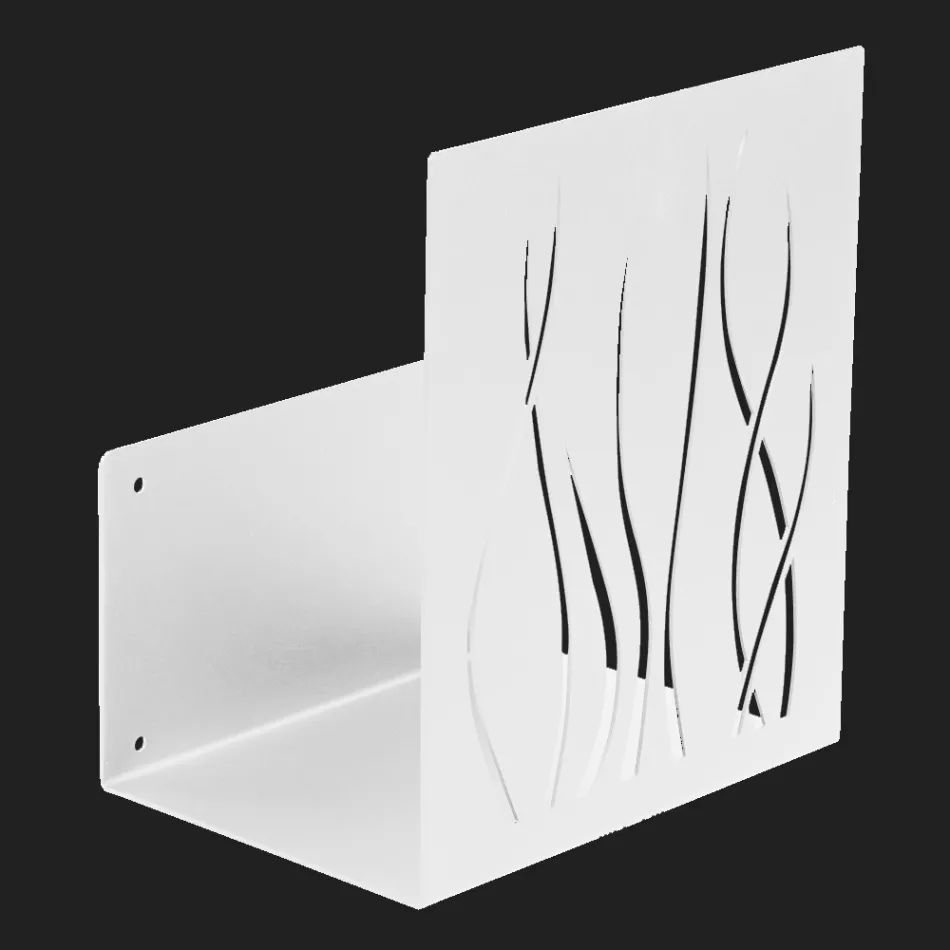 Brennholzhalter für den Innenbereich aus lackiertem Stahl Made in Italy - Ghino Viadurini