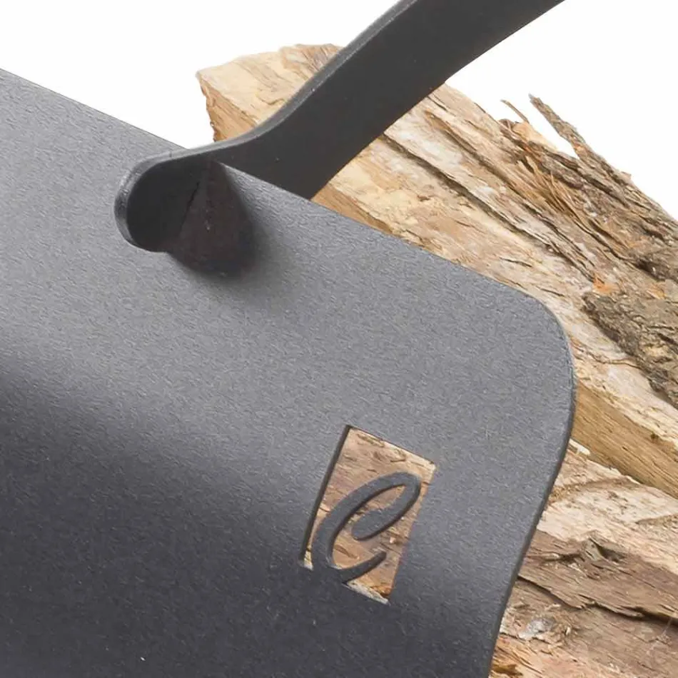 Stahlholzhalter mit hochwertigem Griff Made in Italy - Luna 2020 Viadurini