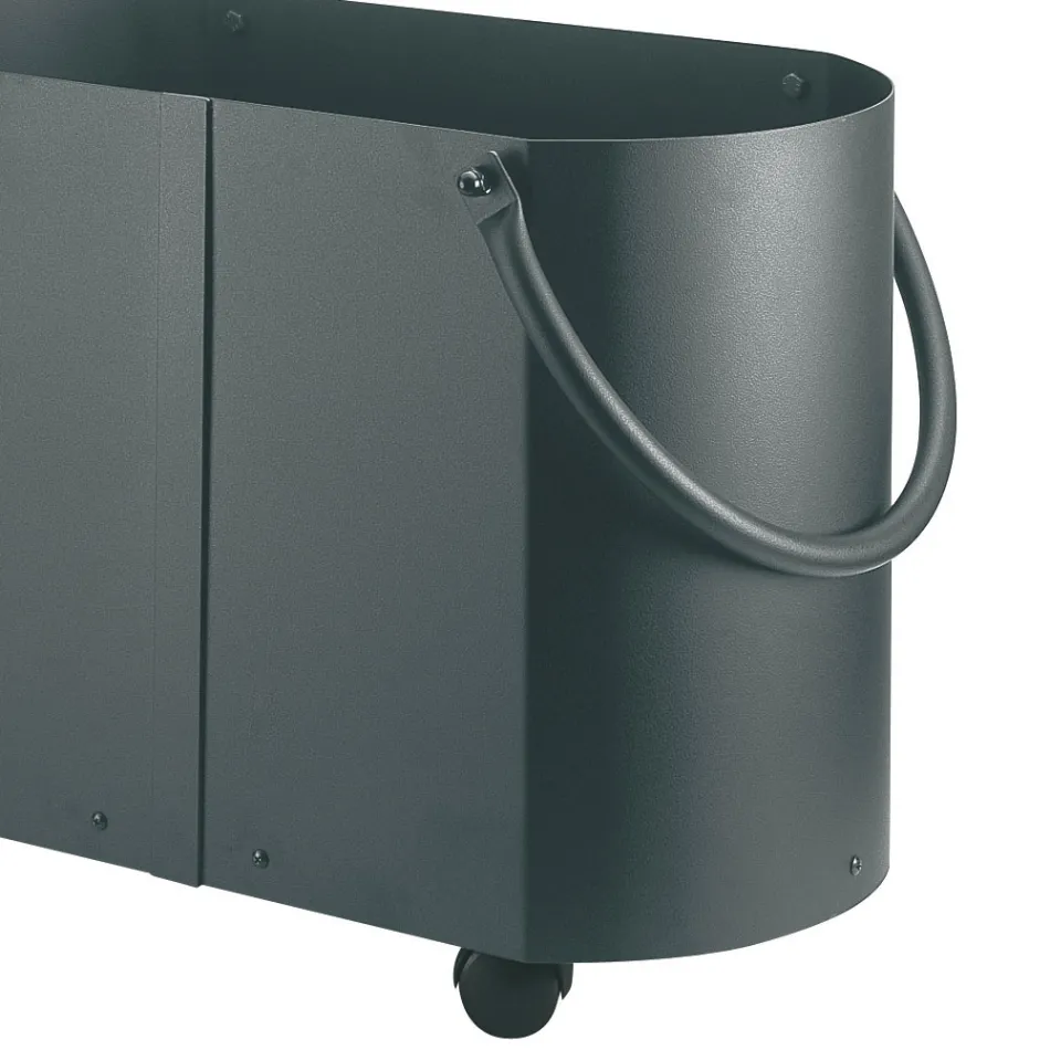 Holzhalter in verschiedenen Ausführungen mit 2 Seitengriffen. Hergestellt in Italien – Impala Viadurini