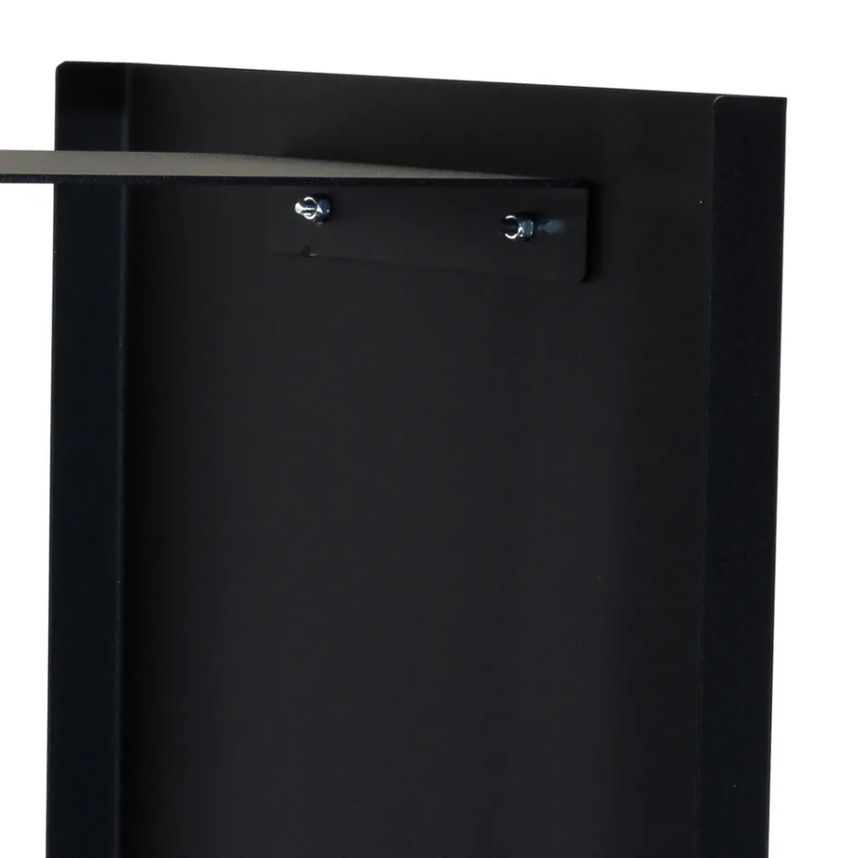 Moderner Holzständer aus lackiertem Stahl Made in Italy - Patrik Viadurini