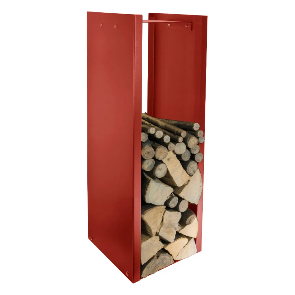 Moderner Holzständer aus lackiertem Stahl Made in Italy - Patrik Viadurini