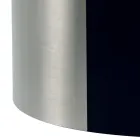 Moderner Holzhalter aus Metall mit Rädern, hergestellt in Italien – Bleistift Viadurini