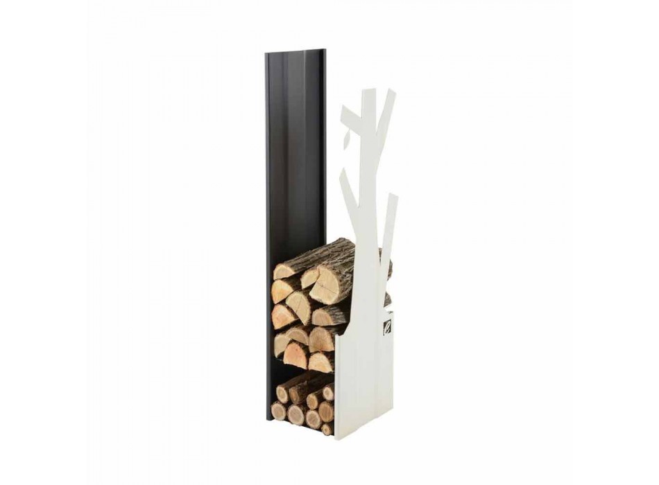 Brennholzhalter für Kamin Made in Italy Design PLVA-028 Viadurini