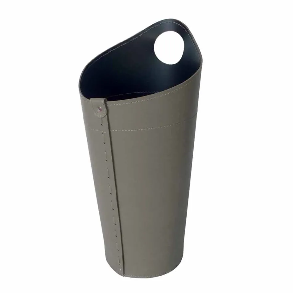 Brennholzhalter, Eisenhalter und Eisen für Nicad Leder, hergestellt in Italien Viadurini