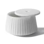 Weißer Carrara-Marmor oder schwarzer gestreifter Portoro-Aufbewahrungshalter - Cairo Viadurini