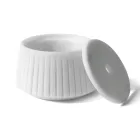 Weißer Carrara-Marmor oder schwarzer gestreifter Portoro-Aufbewahrungshalter - Cairo Viadurini