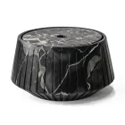 Weißer Carrara-Marmor oder schwarzer gestreifter Portoro-Aufbewahrungshalter - Cairo Viadurini