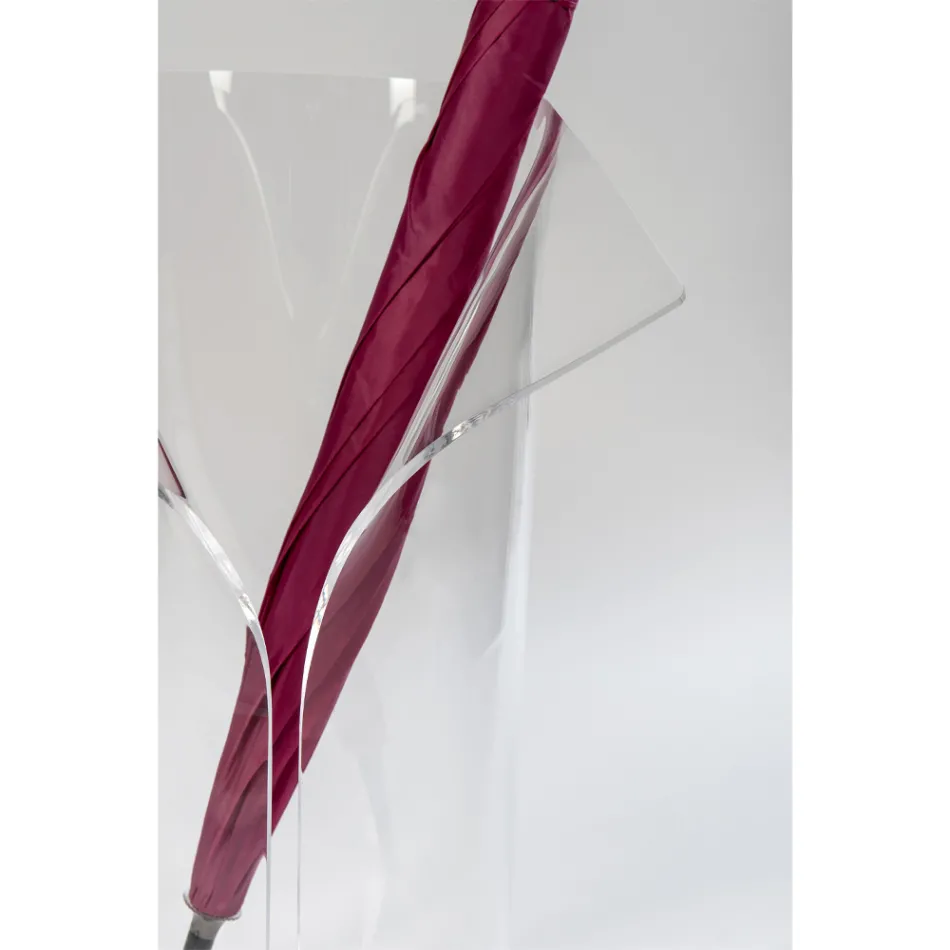 Eingangsschirmständer aus transparentem recycelbarem Plexiglas - Merlon Viadurini