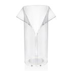 Eingangsschirmständer aus transparentem recycelbarem Plexiglas - Merlon Viadurini