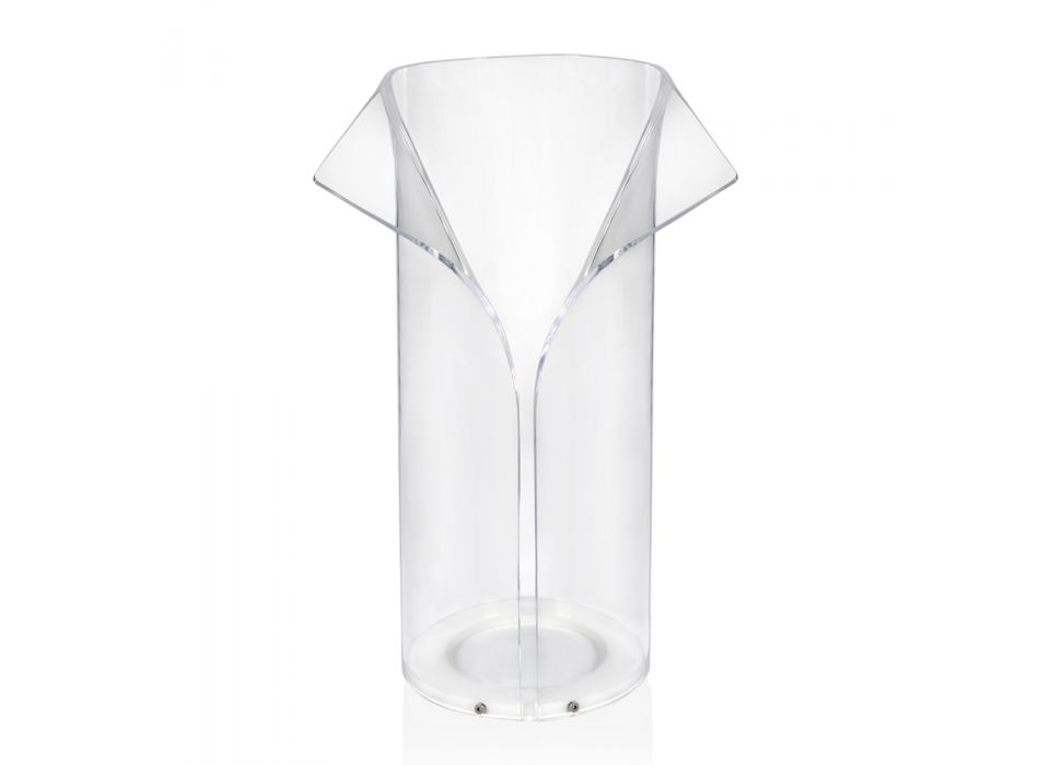 Eingangsschirmständer aus transparentem recycelbarem Plexiglas - Merlon Viadurini