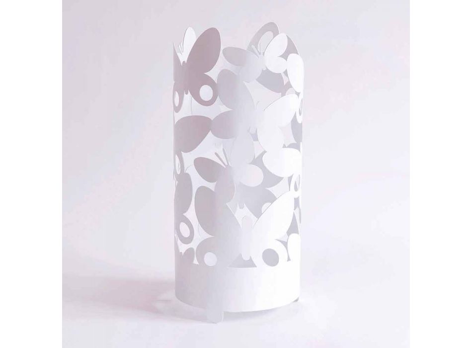 Design Schirmständer mit der Form von Eisenschmetterlingen Made in Italy - Maura Viadurini