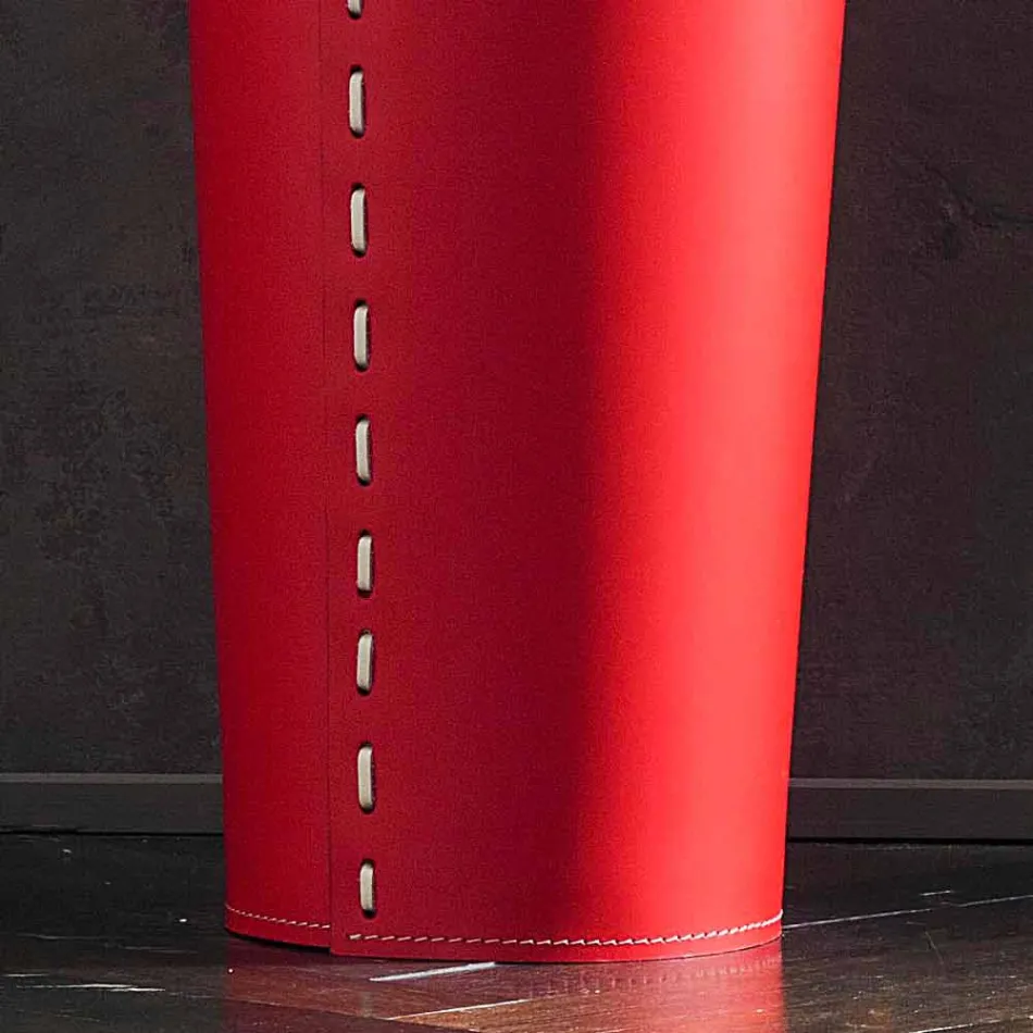 Design-Schirmständer aus Leder für Regenschirm zuhause oder im Büro Viadurini