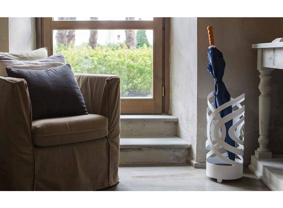 Modern Design Schirmständer aus farbigem Eisen Made in Italy - Olfeo Viadurini