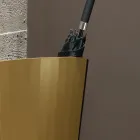 Schirmständer aus gold- und bronzefarben lackiertem Blech, hergestellt in Italien – Azalea Viadurini