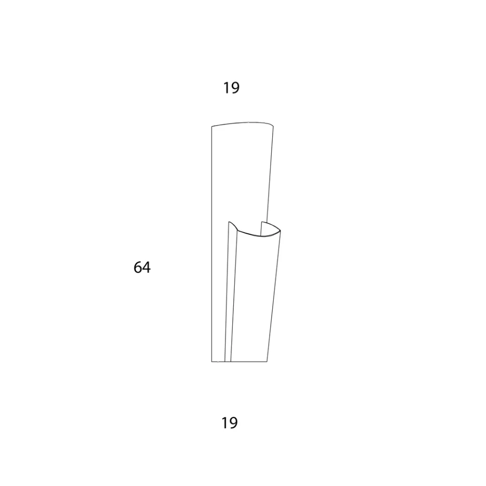 Schirmständer aus gold- und bronzefarben lackiertem Blech, hergestellt in Italien – Azalea Viadurini