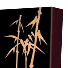 Schirmständer aus dunklem oder weißem Holz mit modernen Designdekorationen - Cannabambu Viadurini