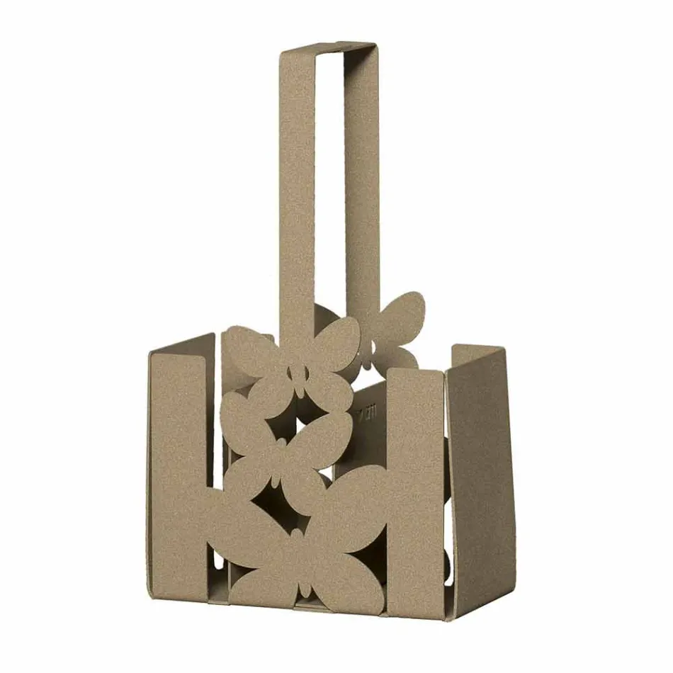 Moderner Tischbesteckhalter in Weiß, Beige oder Elfenbein Made Italy - Laida Viadurini