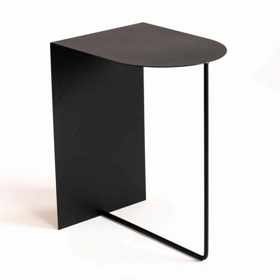 Moderner Boden-Zeitungsständer aus farbigem Stahl Made in Italy - Marinella Viadurini