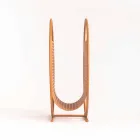 Round Design Steel Magazine Rack Made in Italy - Schöpflöffel Viadurini