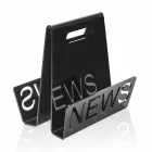 Schwarzer oder transparenter Plexiglas Design Zeitungsständer Made in Italy - Omar Viadurini