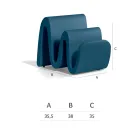 Moderner Zeitungsständer aus farbigem Polyethylen Made in Italy - Munoz Viadurini