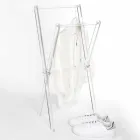 Design Boden Handtuchhalter aus transparentem Plexiglas oder mit Holz - Stendio Viadurini