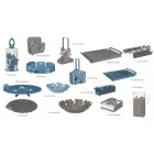 Moderner Blumenserviettenhalter aus kostbarem Eisen Made in Italy - Marken Viadurini