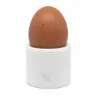 Design Eierbecher aus weißem Carrara-Marmor Made in Italy, 2 Stück - Picca Viadurini