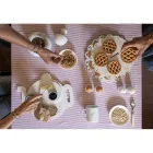 Design Eierbecher aus weißem Carrara-Marmor Made in Italy, 2 Stück - Picca Viadurini