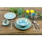 Design 24-teiliges Besteck aus Stahl mit Schildkröteneffekt - Rock Viadurini