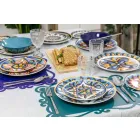 Design Servierbesteck aus Satin Stahl 24 Stück komplett - Fayette Viadurini