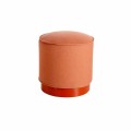 Outdoorpouf, aus Polyethylen und Stoff oder Leder-Mara Slide