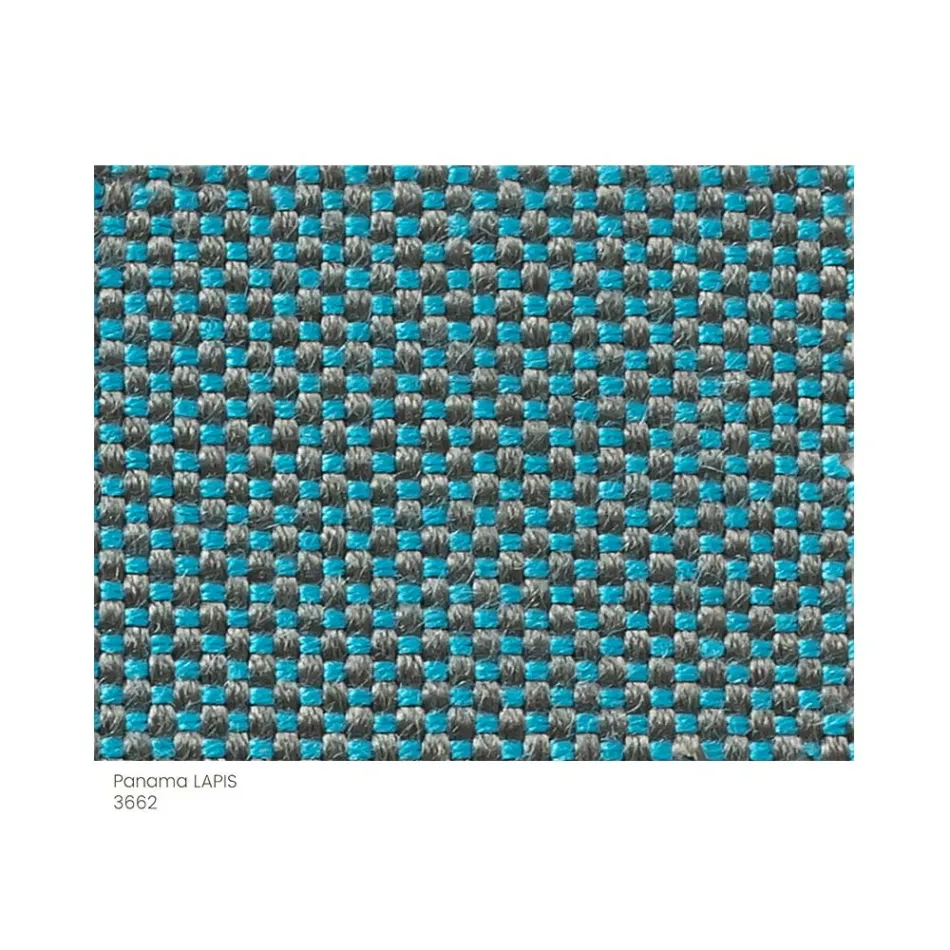 Gartenhocker gepolstert und bezogen mit Stoff Made in Italy - Butter Viadurini