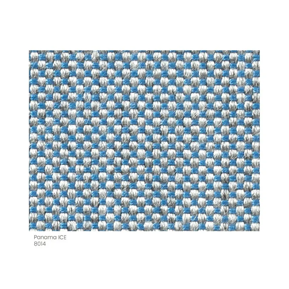 Gartenhocker gepolstert und bezogen mit Stoff Made in Italy - Butter Viadurini