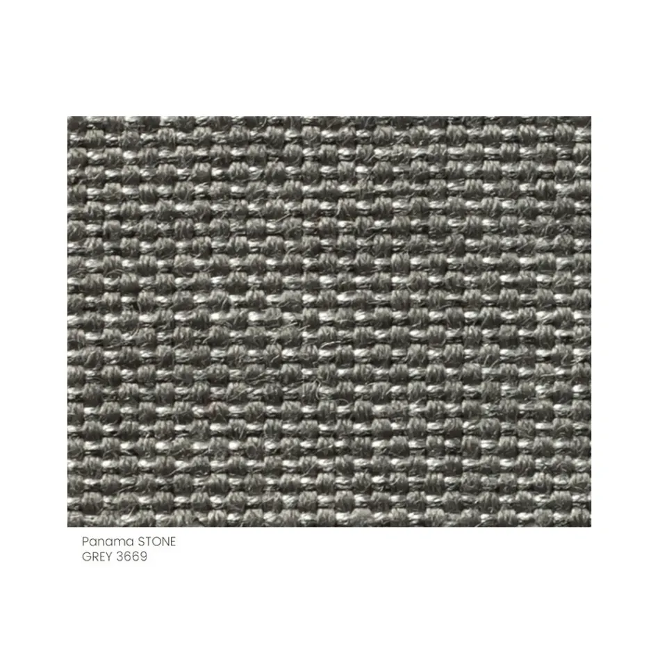 Gartenhocker gepolstert und bezogen mit Stoff Made in Italy - Butter Viadurini