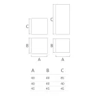 Gartenhocker aus Polyethylen 8 Ausführungen Made in Italy - Viky Viadurini