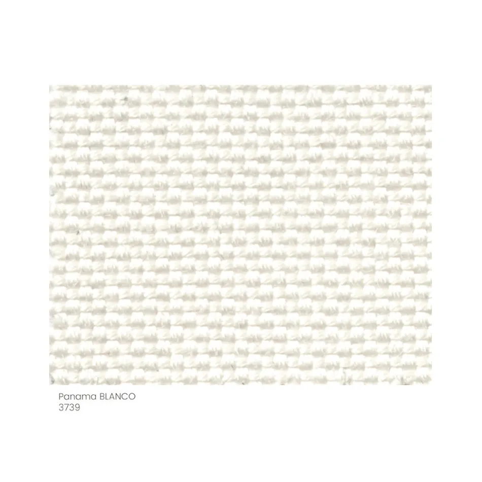 Gartenhocker aus Stoff mit Metallfüßen Made in Italy - Butter Viadurini