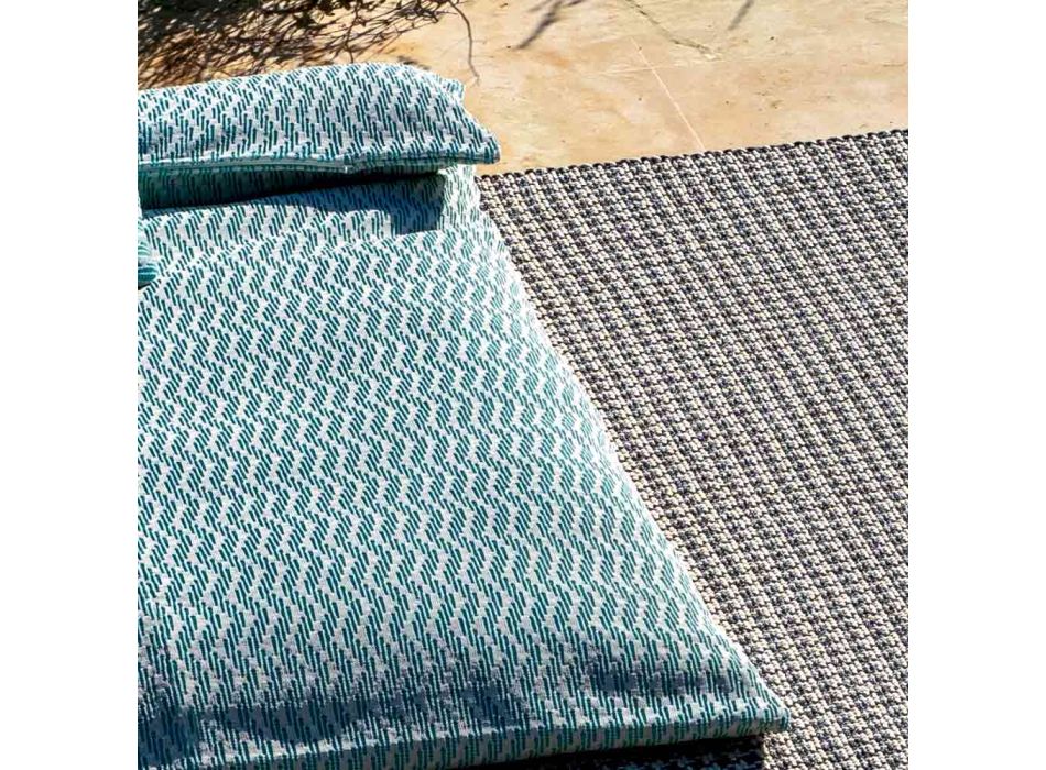 Design Single Outdoor Daybed Pouf, hohe Qualität, hergestellt in Italien – Emanuela Viadurini