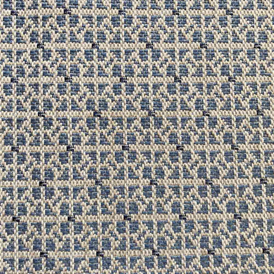 Weicher, rechteckiger Ottoman-Hocker für den Innen- und Außenbereich aus Stoff – Naemi Viadurini