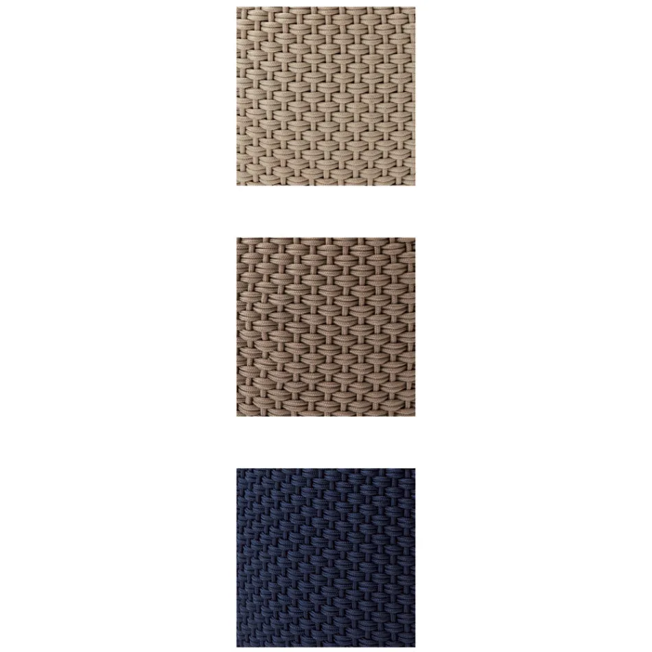 Runder Gartenhocker aus Polypropylen in 3 Farben, hergestellt in Italien – Francisco Viadurini