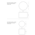 Runder Gartenhocker aus Polypropylen in 3 Farben, hergestellt in Italien – Francisco Viadurini