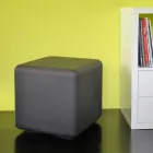 Hocker Garten-Couchtisch aus farbigem Polyethylen Made in Italy - Colores Viadurini