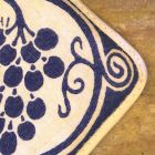 Topflappen italienischer Kunst aus reinem Leinen mit handbedrucktem Einzelstück - Marken Viadurini