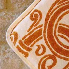 Topflappen italienischer Kunst aus reinem Leinen mit handbedrucktem Einzelstück - Marken Viadurini